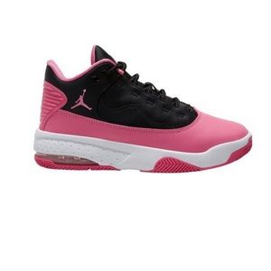 Pink and black Jordan’s